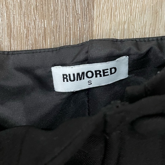 Rumored Black Button-Up Corset Top Cami Y2K - Picture 4 of 5